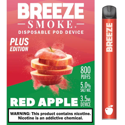 Breeze Plus Red Apple – Disposable Vape Flavors