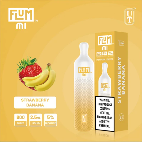Flum MI Strawberry Banana - Disposable Vape Device Pod